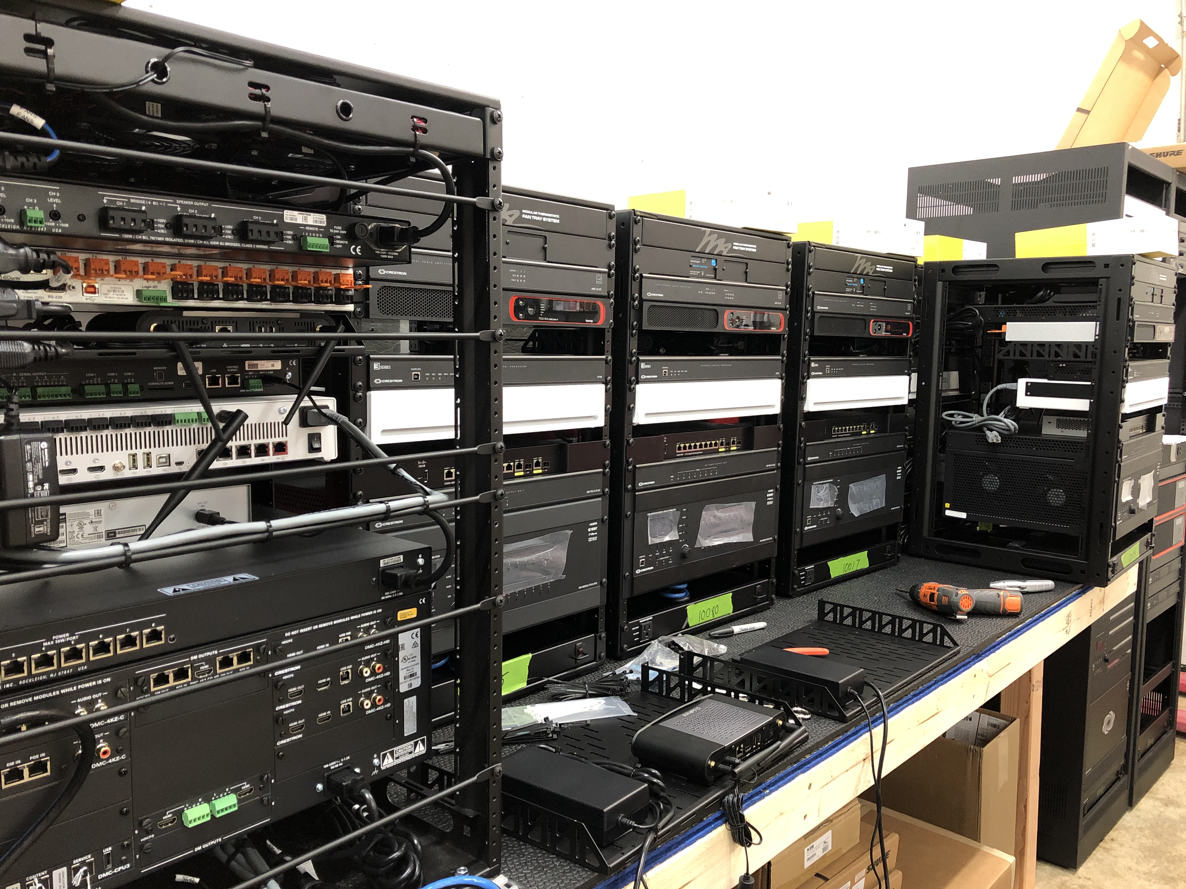 AV rack stack