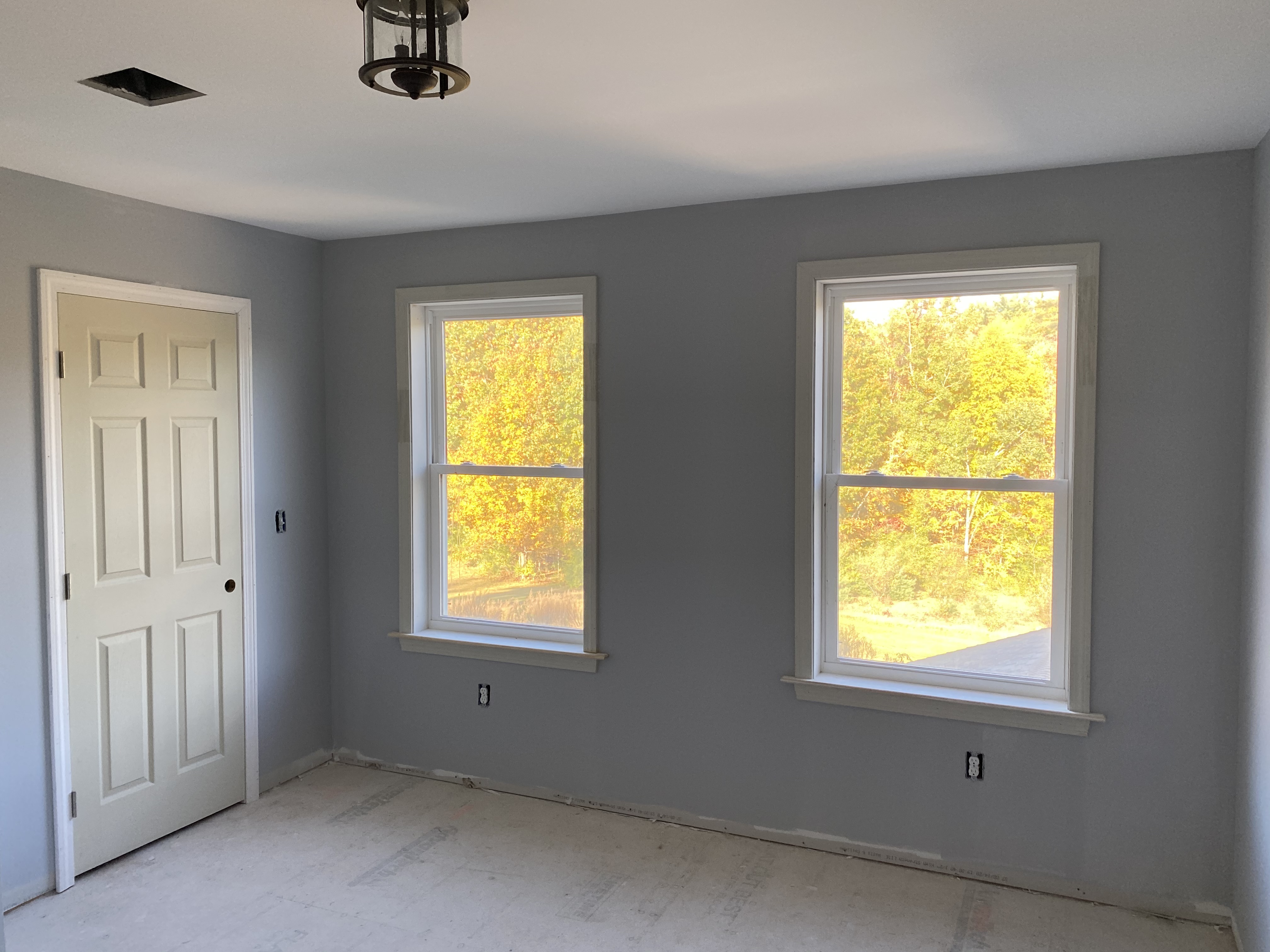 remodeled room and windows