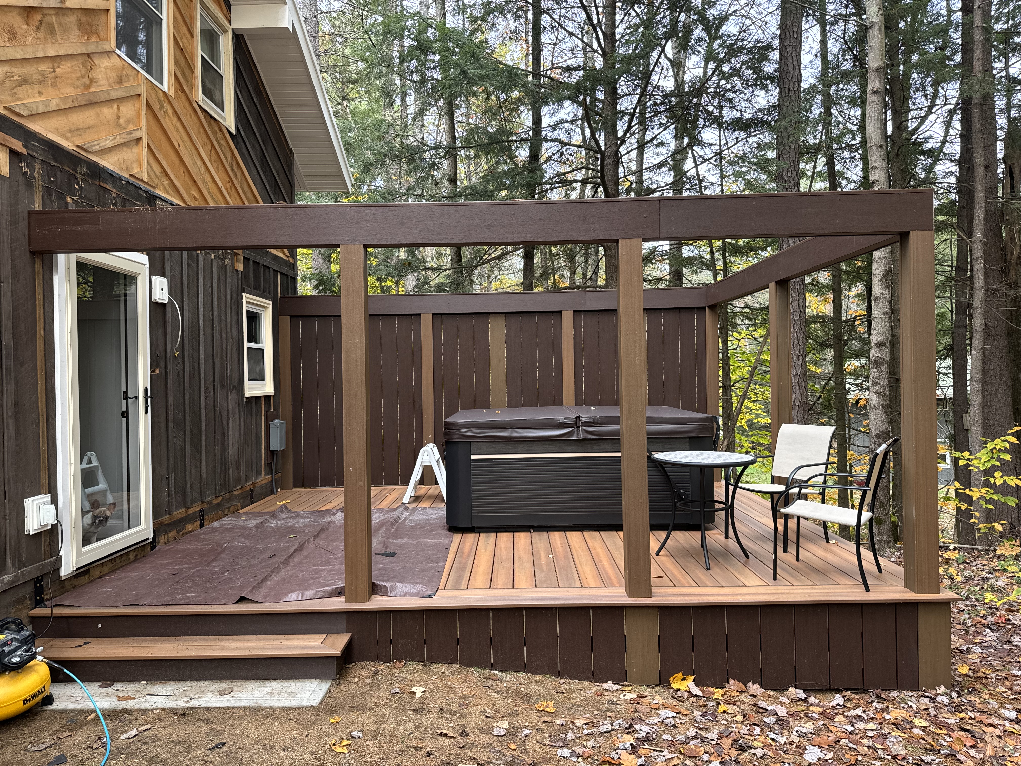 completed back deck