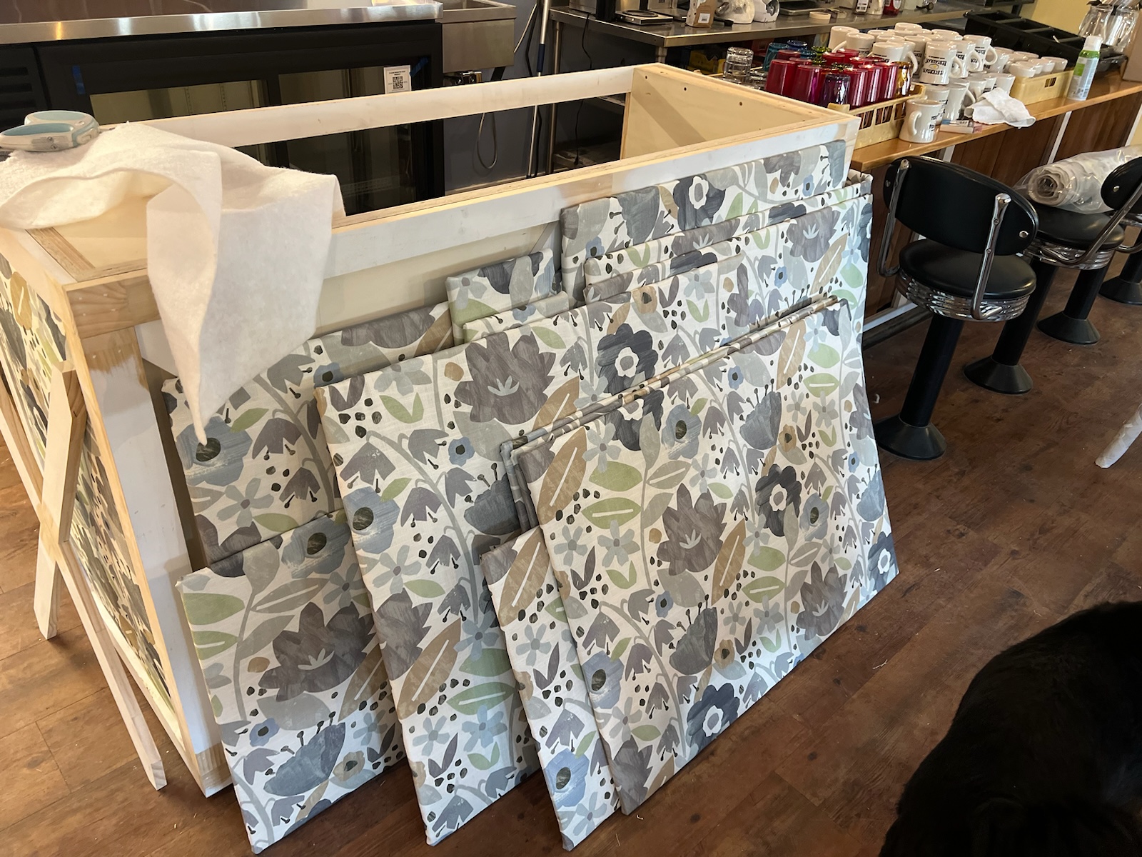 building new kitchen counter panels